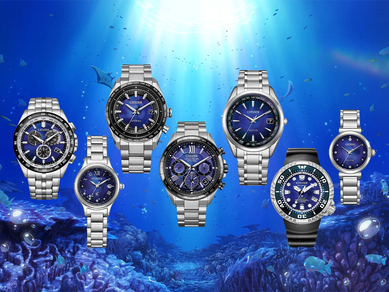 Citizen releases 7 Collection of Unite With Blue 2025, consisting of 5 Men’s Watches and 2 Women’s Watches