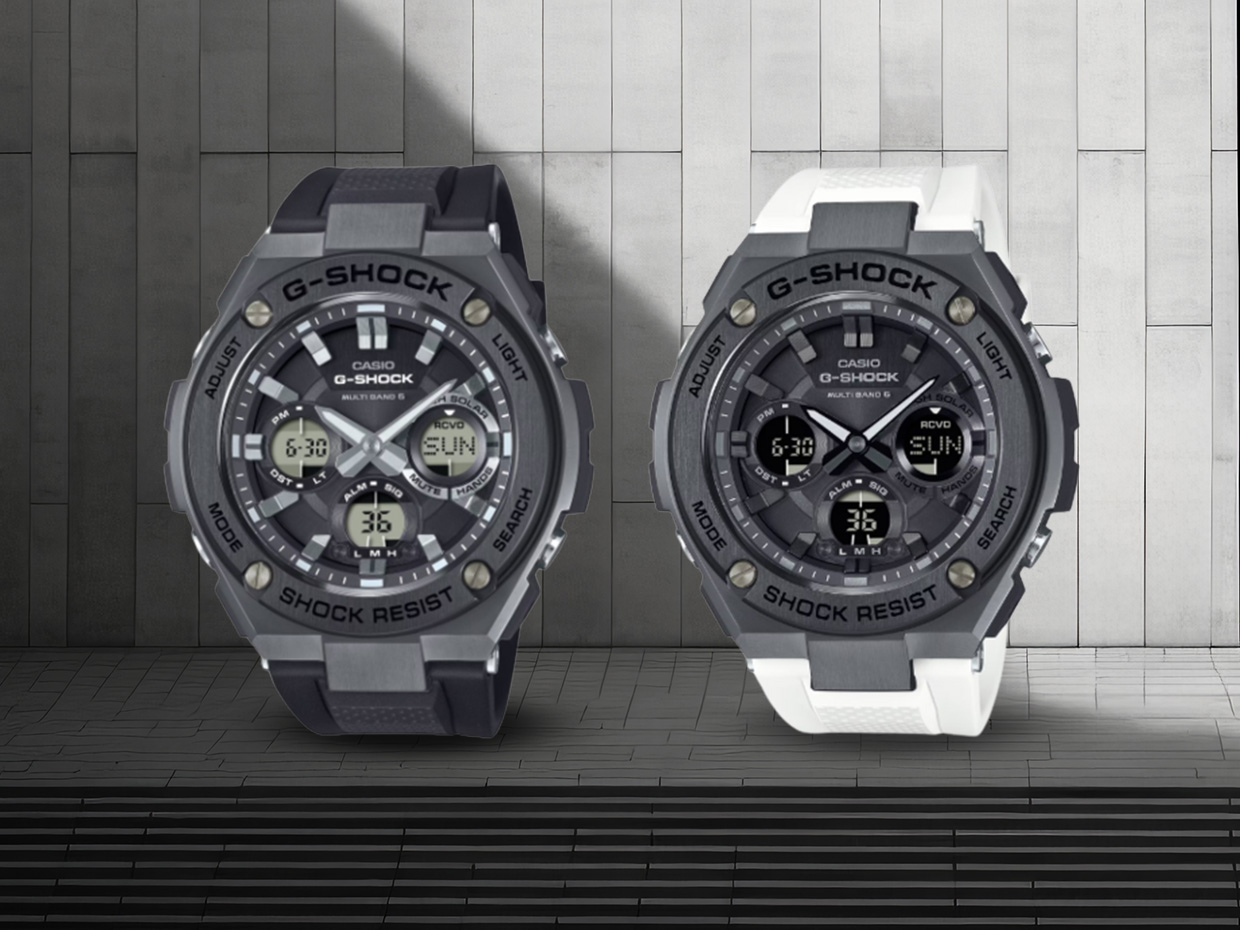 Casio G-Shock release 2 GST-W110MS G-Steel Watches