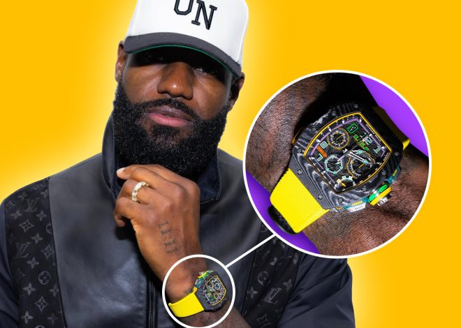 LeBron James & Richard Mille introduce the RM65-01 Limited Edition inspired by Los Angeles Lakers