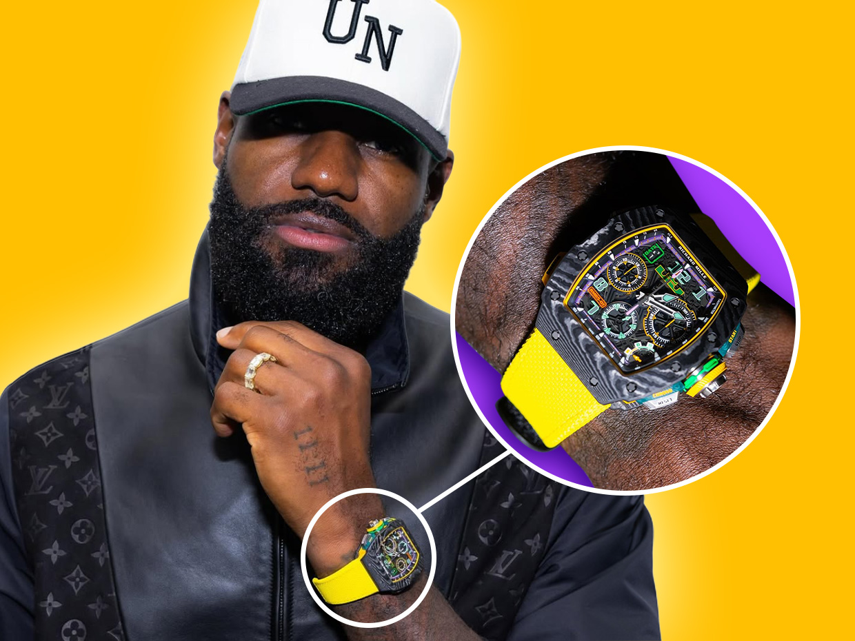 LeBron James & Richard Mille introduce the RM65-01 Limited Edition inspired by Los Angeles Lakers