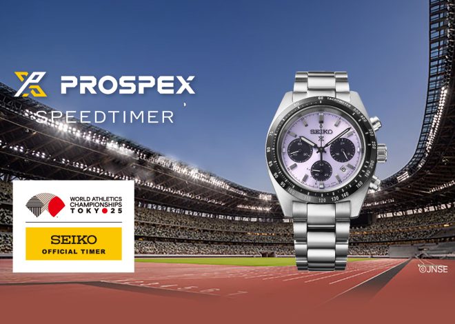 World Athletics Championship Welcoming Tokyo 2025, Seiko Releases Prospex Speedtimer Solar Chronograph SSC955P1 Limited Edition