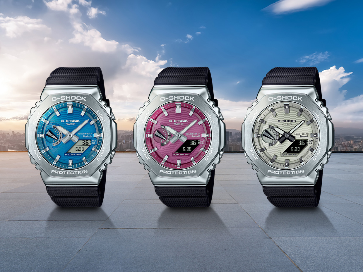 G-shock add 3 new colors to the Casioak GBM-2100A series collection