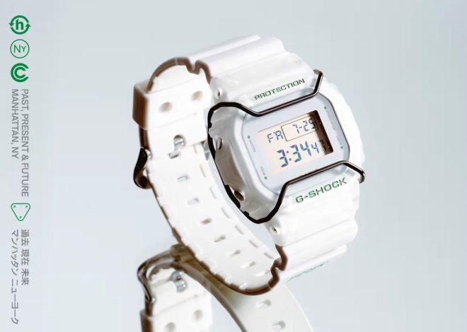 Collaboration of G-Shock and Hidden Ny presents DW5600HDN257 with a minimalist design