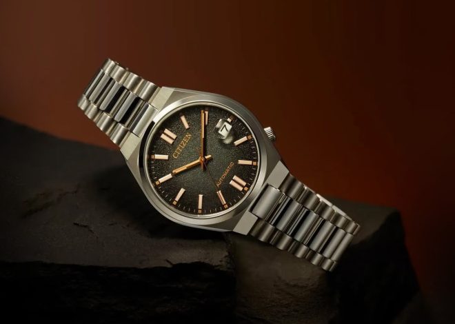 Citizen Tsuyosa 37 mm NJ0200-50E Released, Black Dial Gradation textured with Gold Accent