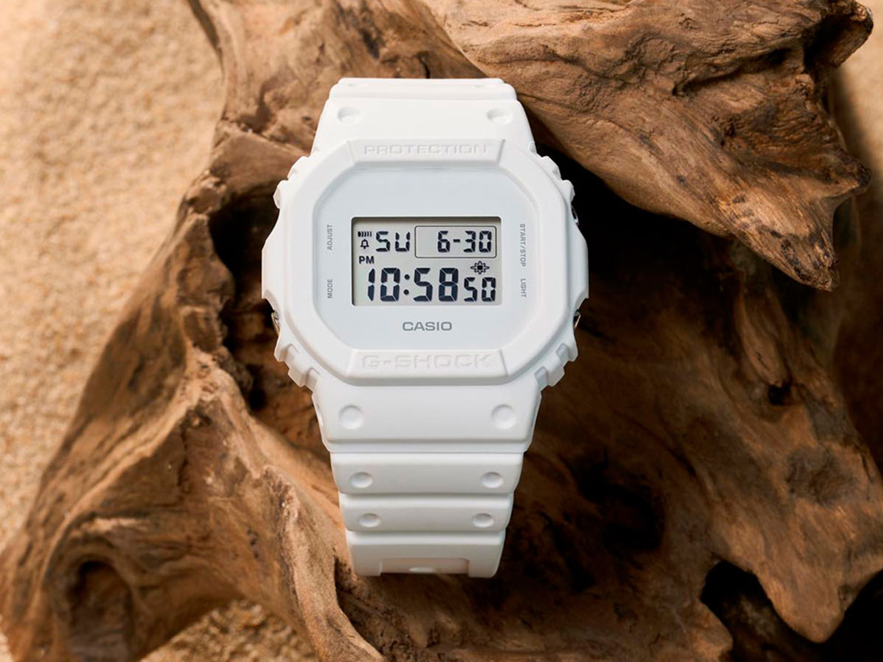 Coming Soon: G-Shock DW-5600ww-7 Monochromatic which appears all-white