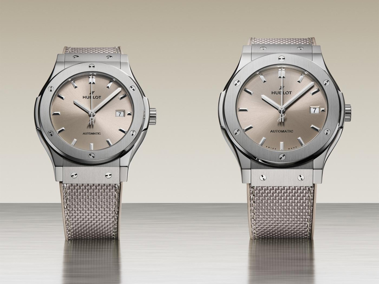 Hublot Release of a Pair of Classic Fusion Essential Taupe Series Watches