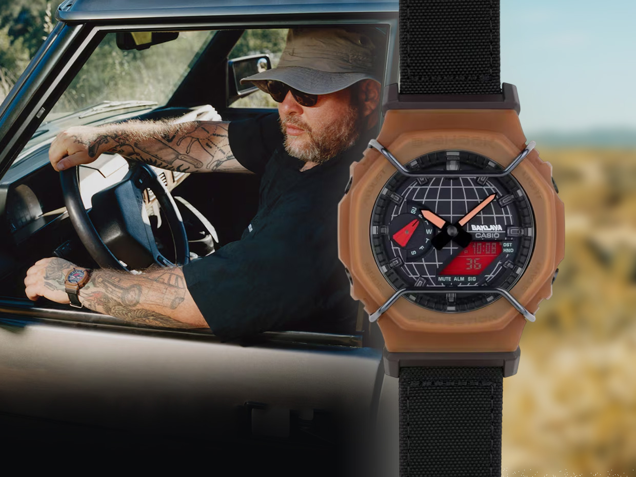 G-Shock X Baklava Ga2100Ab25-5A Desert King Collaboration Watches were released