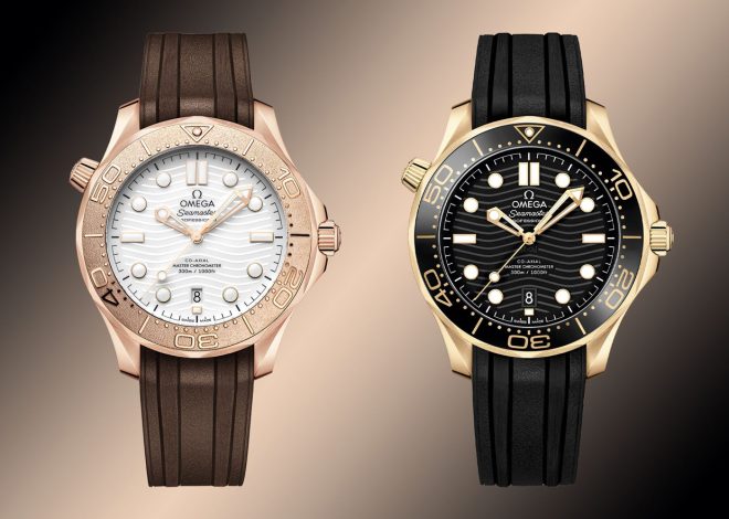 Omega released Seamaster Diver 300M Moshine and Sedna Gold Edition versions