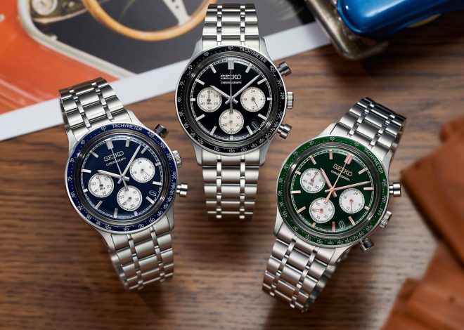 Immediately Present: Seiko Chronograph SSB477P1, SSB479P1, SSB481P1 Reverse Panda Similar to Daytona Big Red!