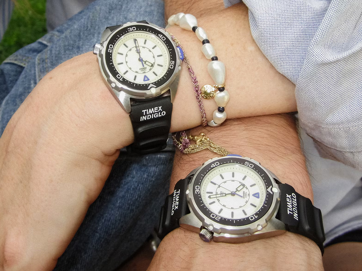 Collaboration of Timex X Dimepiece Release Intrepid 36 mm in diameter