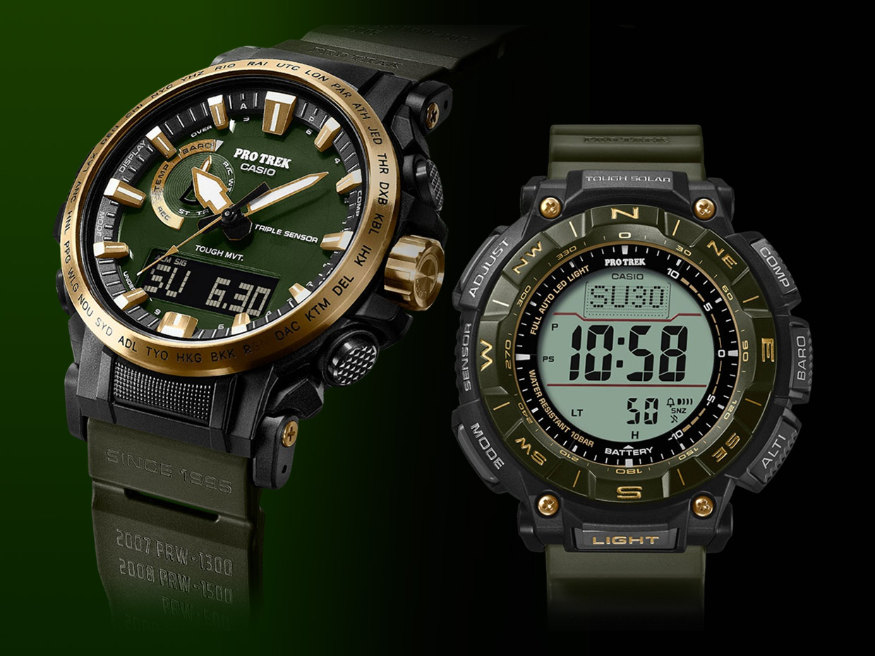 Casio will be released 2 Pro Trek 30th Anniversary PrW-61ans-3 and PRG-340ANS-3 Watches with the concept of “Unite With Nature”