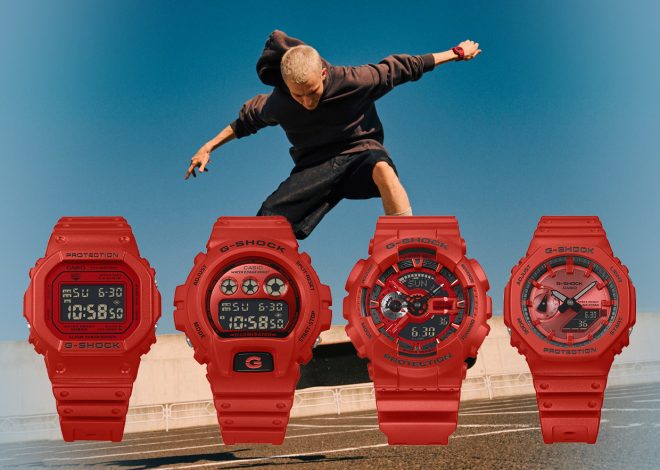 G-Shock Releases Iconic Red Series in Four Models