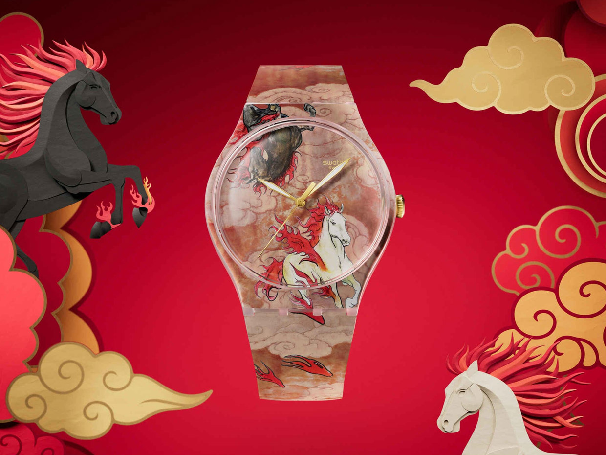Swatch Riding The Clouds Released to Celebrate the Year of the Fire Horse at Chinese New Year 2026