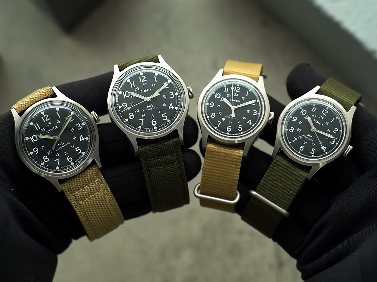 Hands On Timex MK1 Mechanical: Field Watch Military with Timex Camper DNA & Old American Military Watches