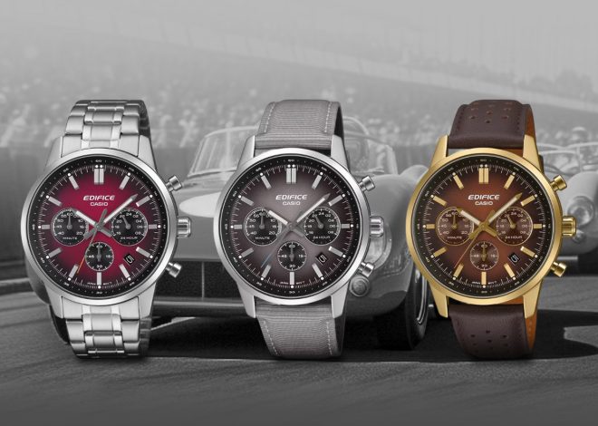 Casio Releases 3 New Edifices, Inspired by Classic Sports Cars with Convex Glass