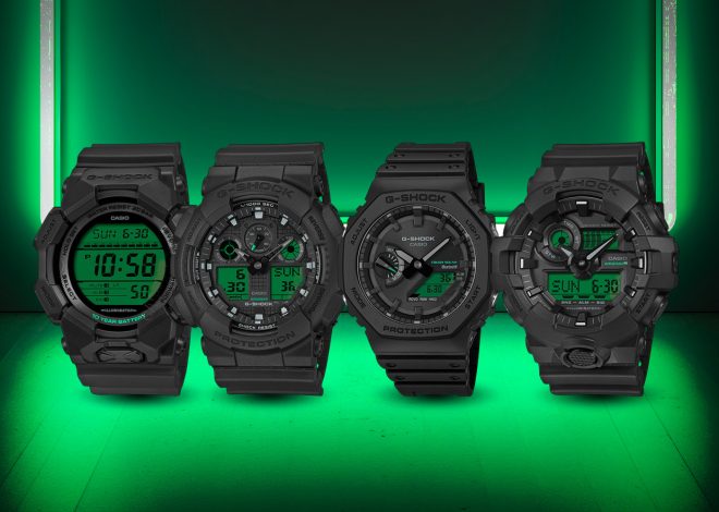 G-Shock Reportedly Will Release 5 Black Electro Green Collections with Green LCDs