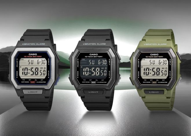 Casio Will Release 3 Affordable W-738H Series Digital Watches with 10 Year Battery Life and Vibration Features