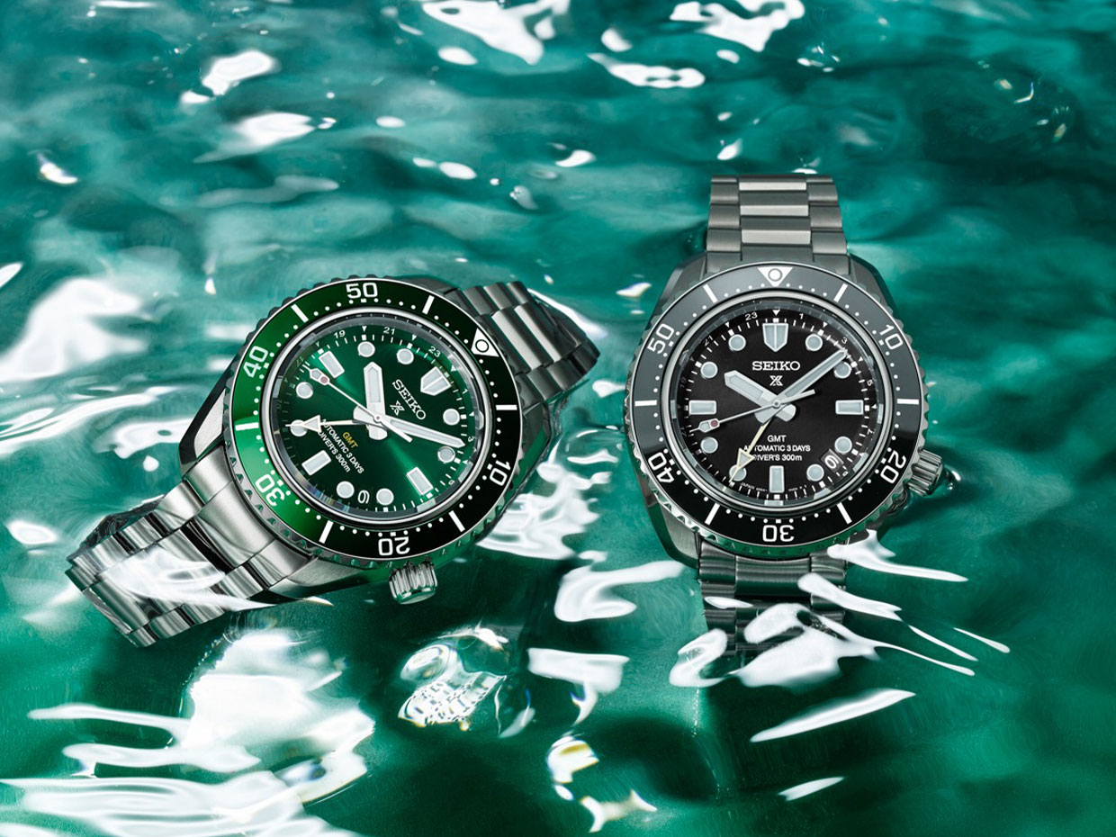 Seiko Releases Prospex Diver HBC001 and HBC002: “Baby Marinemaster” GMT Upgraded Clasp & Water Resistant Version to 300M