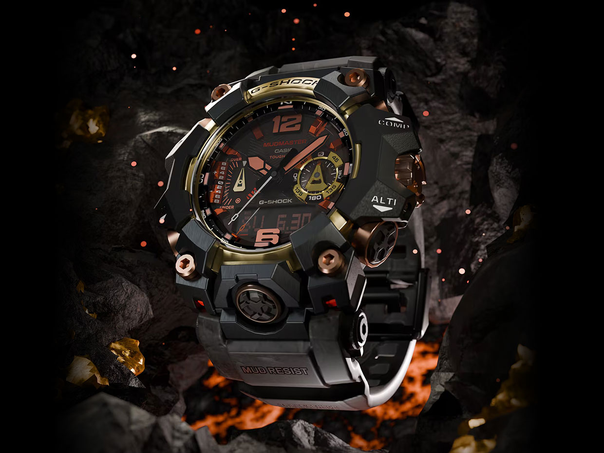 G-Shock Releases Mudmaster “Magma Gold” GWG-B1000MG-1A9